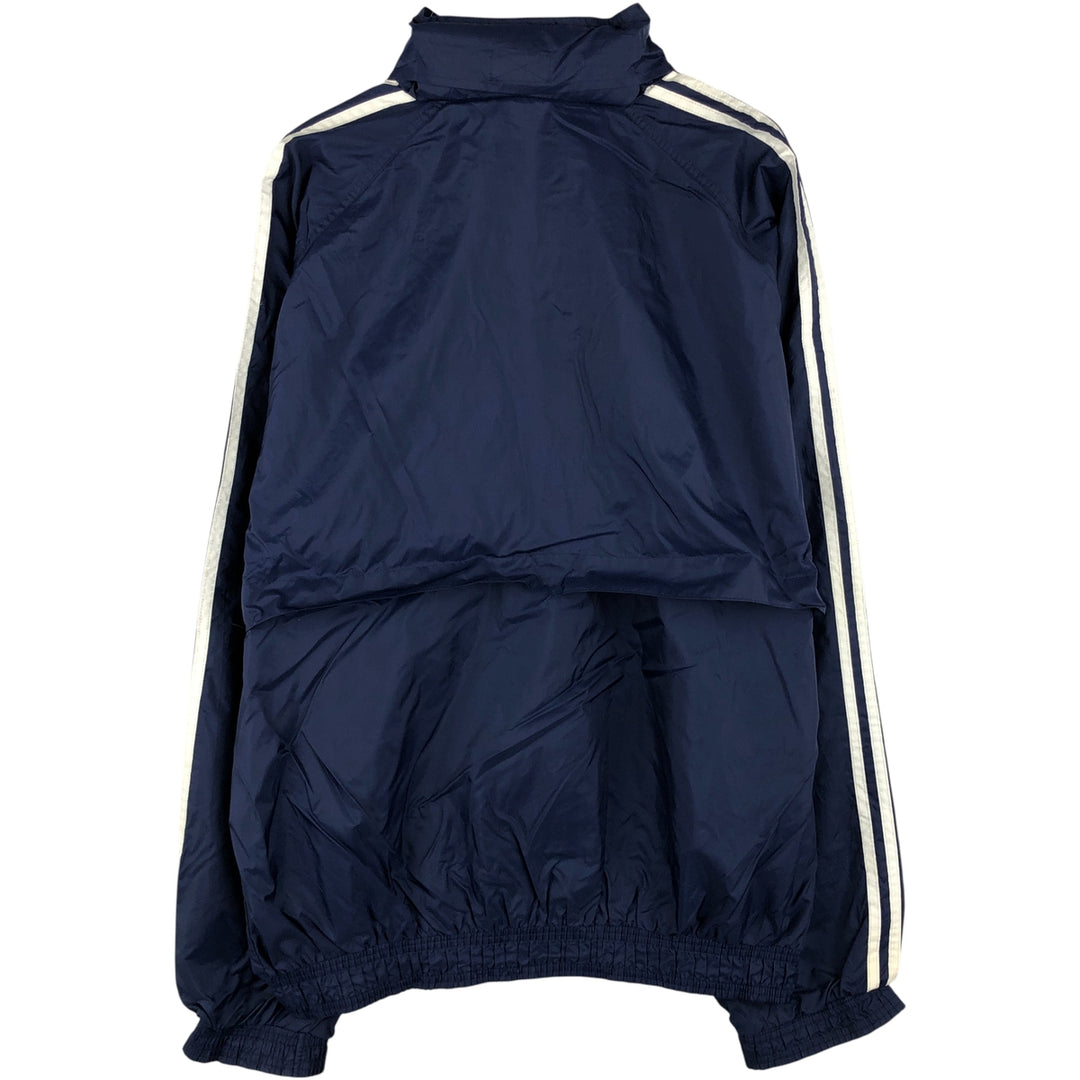 90s-00'S Adidas 3-Striped Nylon Jacket, Men's XL Nylon navy blue type Vintage Second Hand