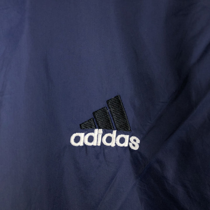 90s-00'S Adidas 3-Striped Nylon Jacket, Men's XL Nylon navy blue type Vintage Second Hand