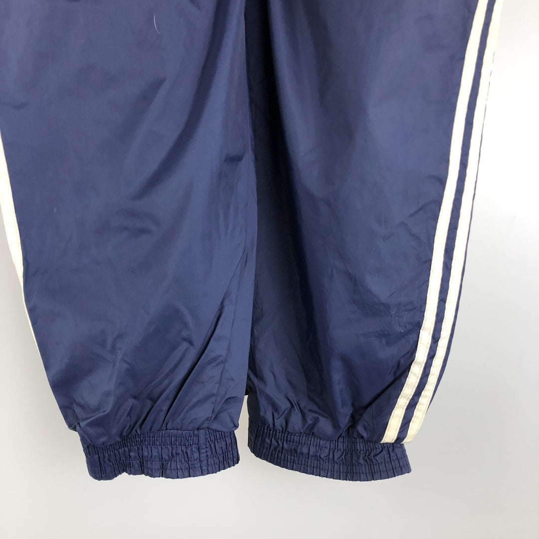 90s-00'S Adidas 3-Striped Nylon Jacket, Men's XL Nylon navy blue type Vintage Second Hand