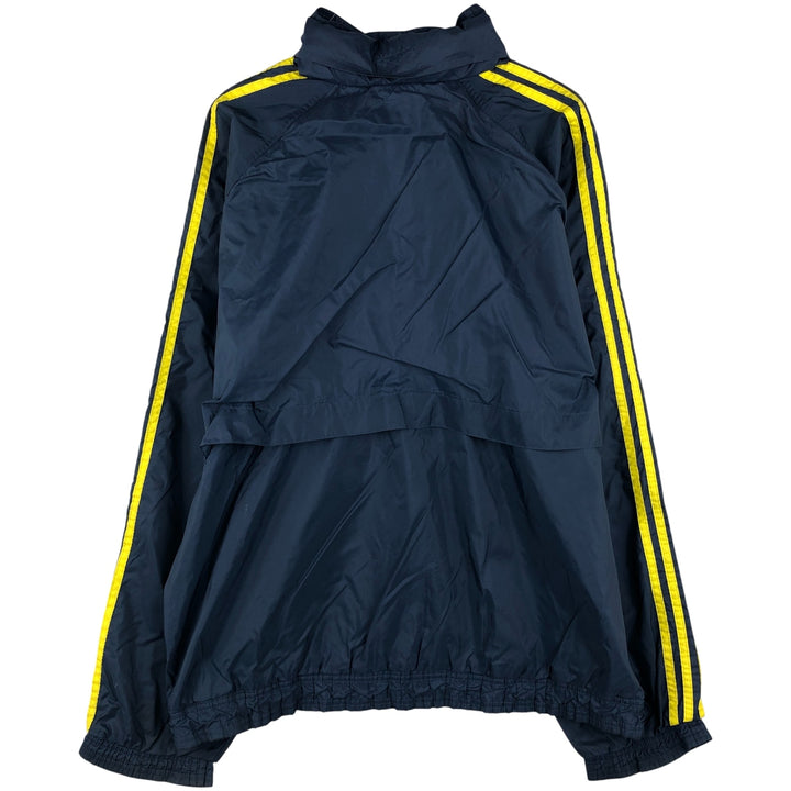 90s-00'S Adidas 3-Striped Nylon Jacket, Men's XL Nylon navy blue type Vintage Second Hand