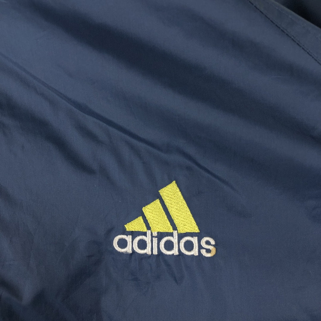 90s-00'S Adidas 3-Striped Nylon Jacket, Men's XL Nylon navy blue type Vintage Second Hand