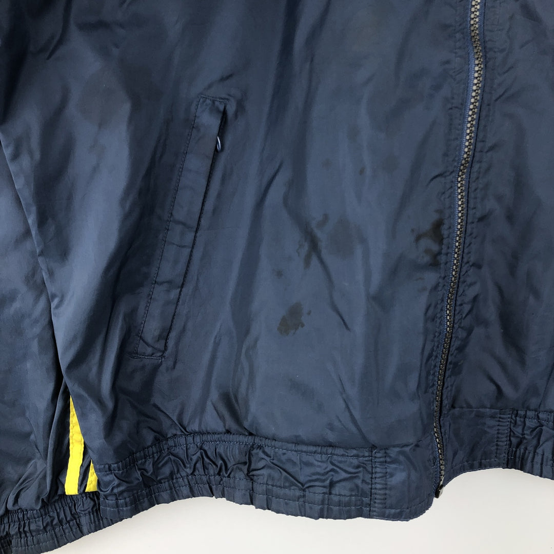 90s-00'S Adidas 3-Striped Nylon Jacket, Men's XL Nylon navy blue type Vintage Second Hand