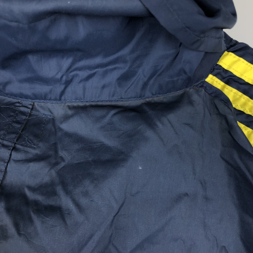 90s-00'S Adidas 3-Striped Nylon Jacket, Men's XL Nylon navy blue type Vintage Second Hand