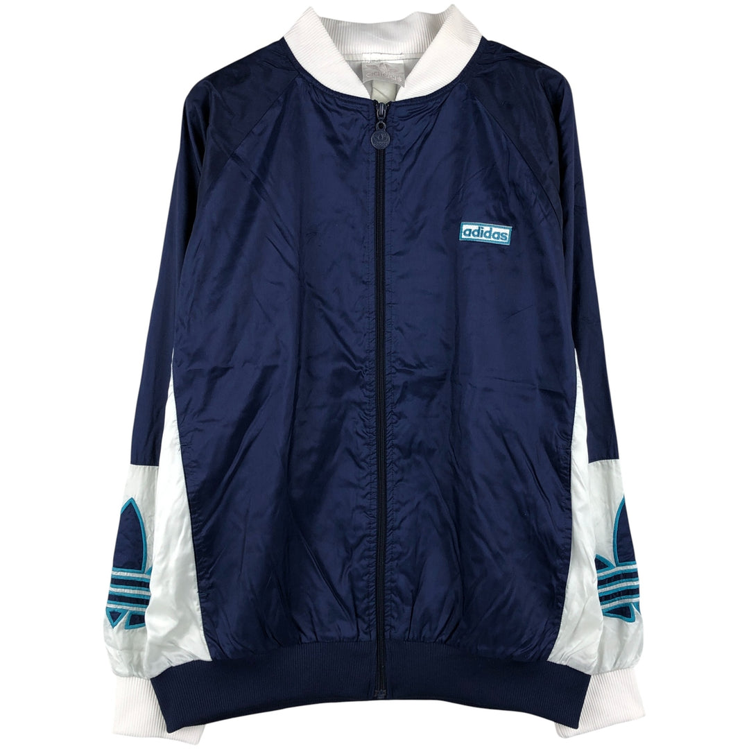 Vintage 1980'S Adidas Trefoil Logo Blouson, Men's XL unclear navy blue type Vintage Second Hand