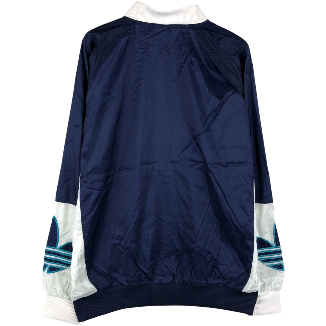 Vintage 1980'S Adidas Trefoil Logo Blouson, Men's XL unclear navy blue type Vintage Second Hand