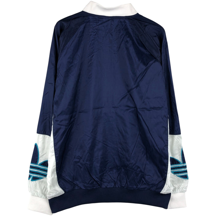 Vintage 1980'S Adidas Trefoil Logo Blouson, Men's XL unclear navy blue type Vintage Second Hand