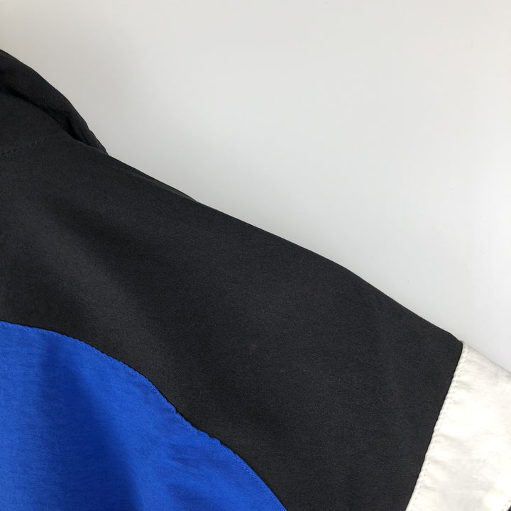 Vintage 90'S Adidas windbreaker, men's size M, full-zip, long sleeves polyester blue type Vintage Second Hand
