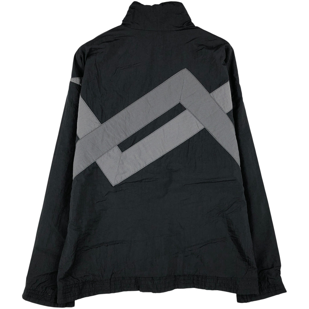 Vintage 1980'S Adidas Trefoil Logo Nylon Jacket, Men's Size Medium Nylon black type Vintage Second Hand