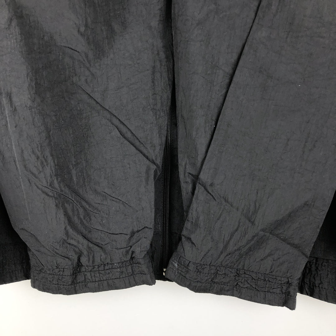 Vintage 1980'S Adidas Trefoil Logo Nylon Jacket, Men's Size Medium Nylon black type Vintage Second Hand