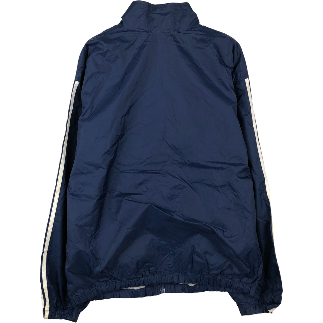 90s-00'S Adidas nylon jacket, men's size L Nylon navy blue type Vintage Second Hand