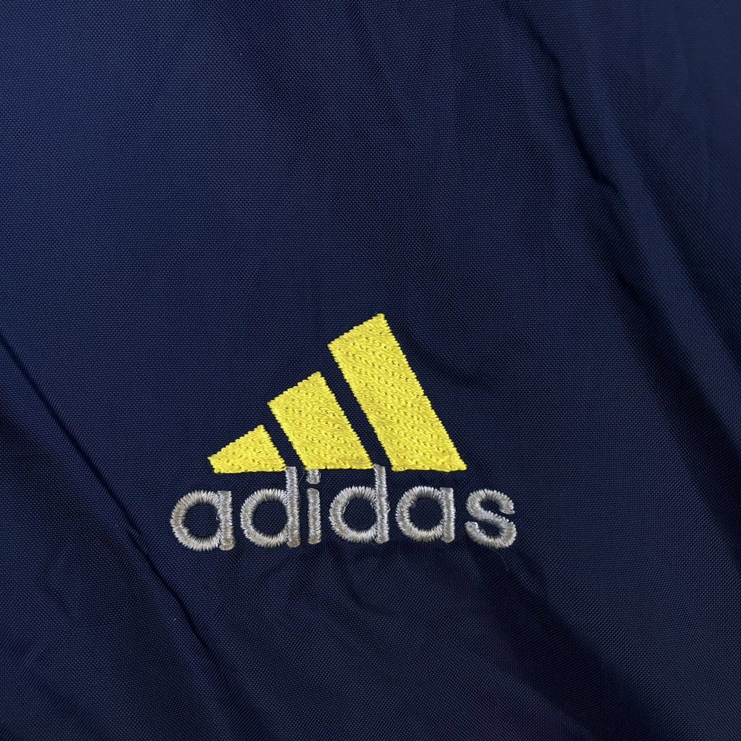 90s-00'S Adidas nylon jacket, men's size L Nylon navy blue type Vintage Second Hand