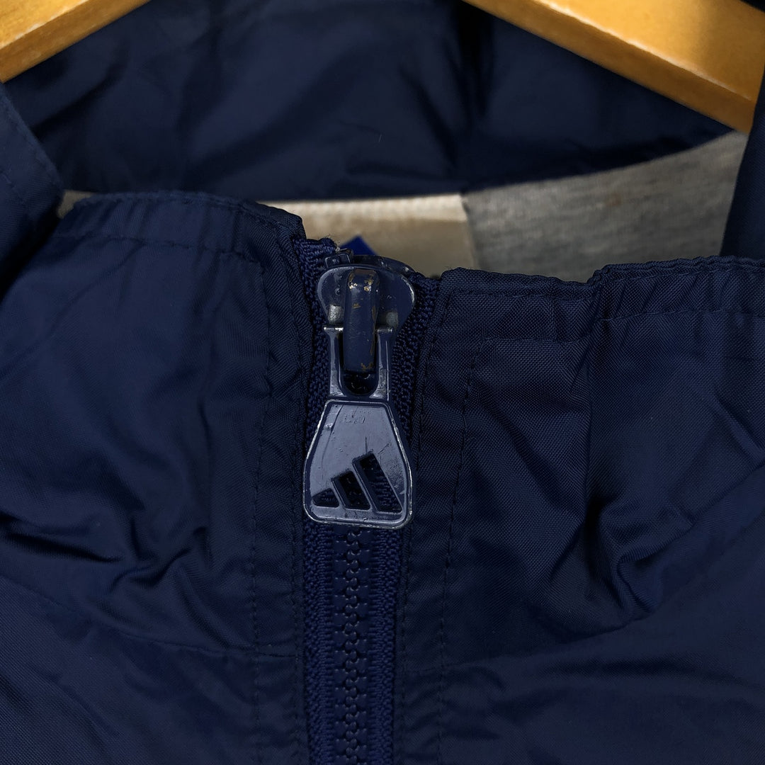 90s-00'S Adidas nylon jacket, men's size L Nylon navy blue type Vintage Second Hand