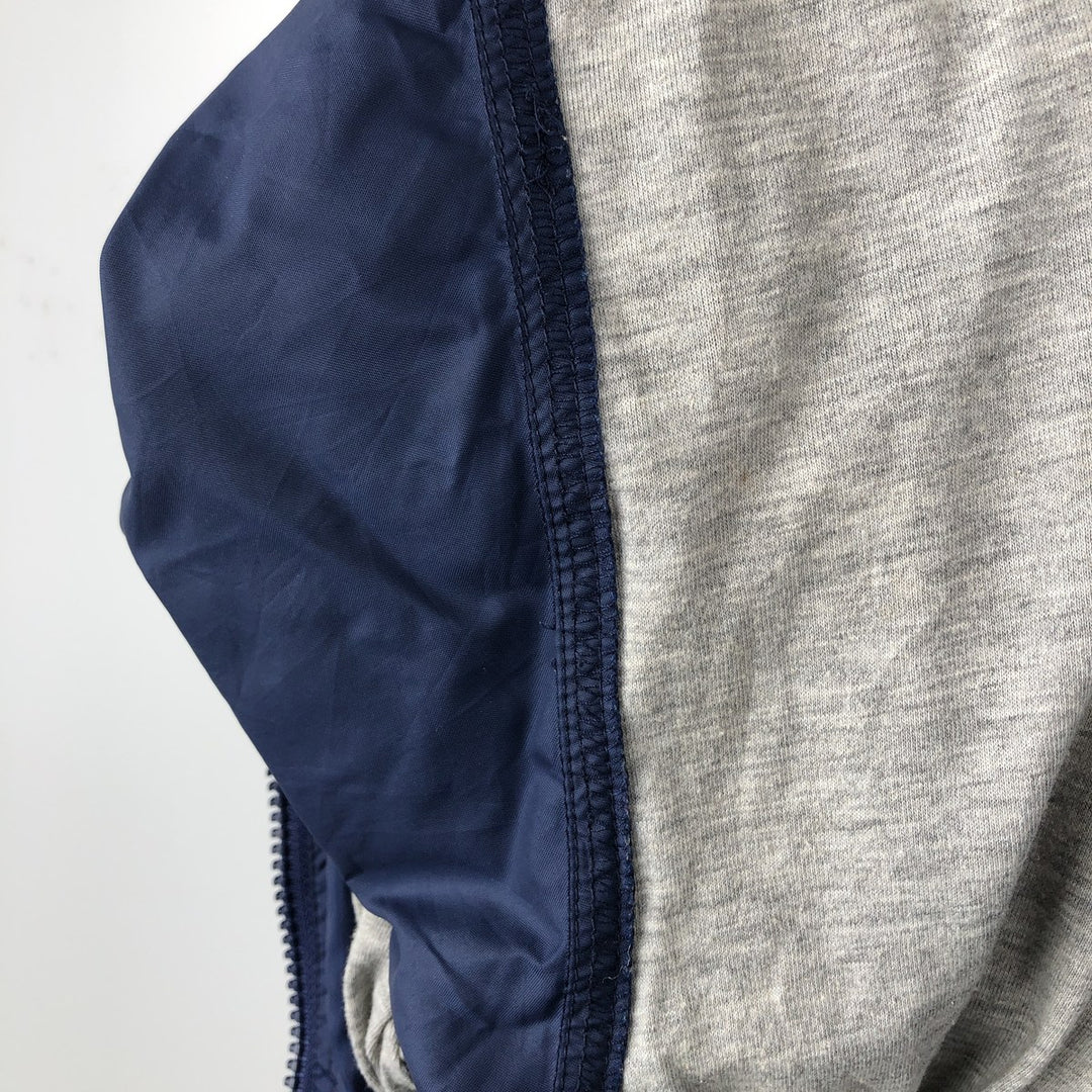 90s-00'S Adidas nylon jacket, men's size L Nylon navy blue type Vintage Second Hand