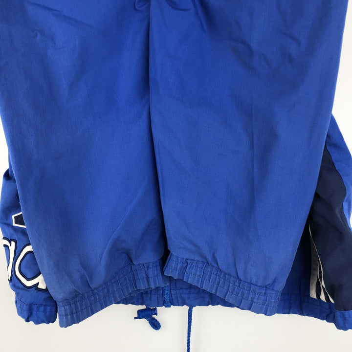90s-00'S Adidas large logo windbreaker, men's size M polyester blue type Vintage Second Hand