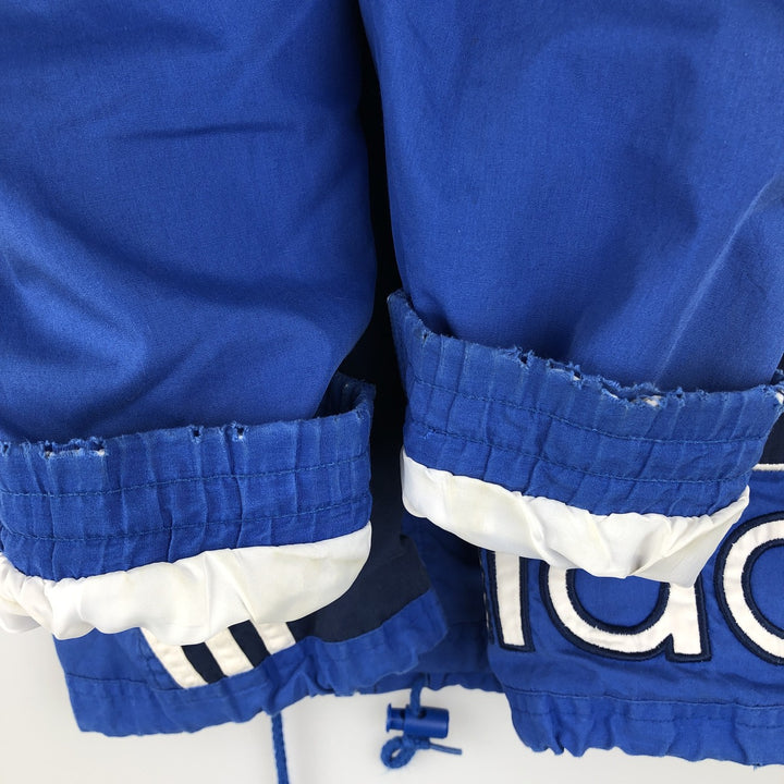 90s-00'S Adidas large logo windbreaker, men's size M polyester blue type Vintage Second Hand