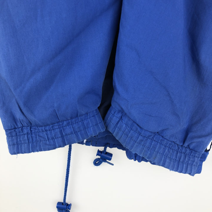 90s-00'S Adidas large logo windbreaker, men's size M polyester blue type Vintage Second Hand