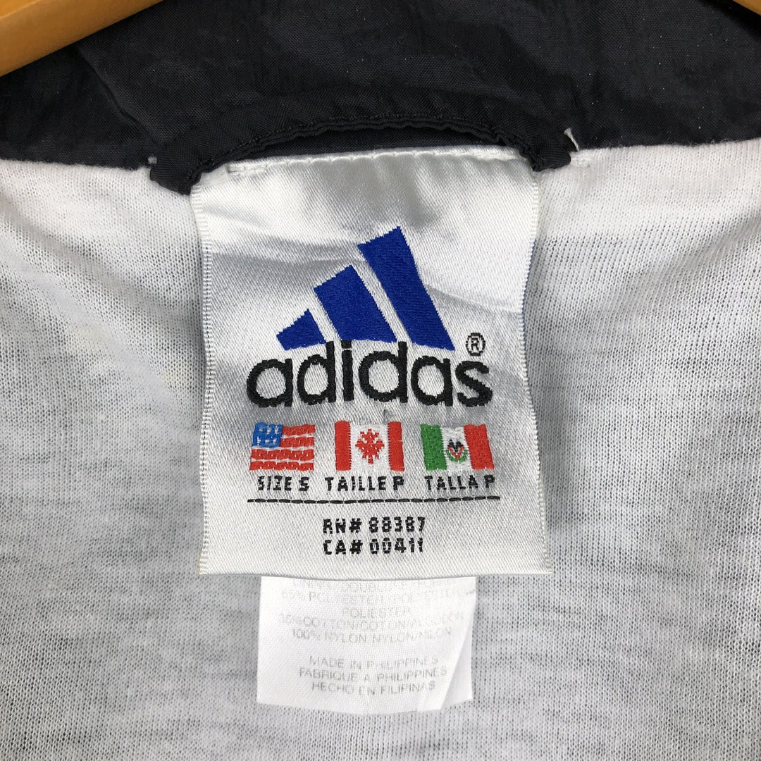 90s-00'S Adidas nylon jacket, men's size S Nylon Blue type light blue Vintage Second Hand