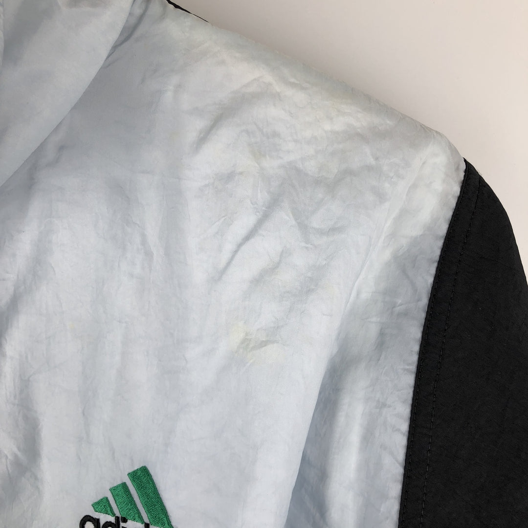 90s-00'S Adidas nylon jacket, men's size S Nylon Blue type light blue Vintage Second Hand