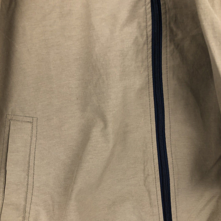 90s-00'S Adidas Back Logo 3-Line Cotton Jacket, Men's Size L cotton beige type brown Vintage Second Hand