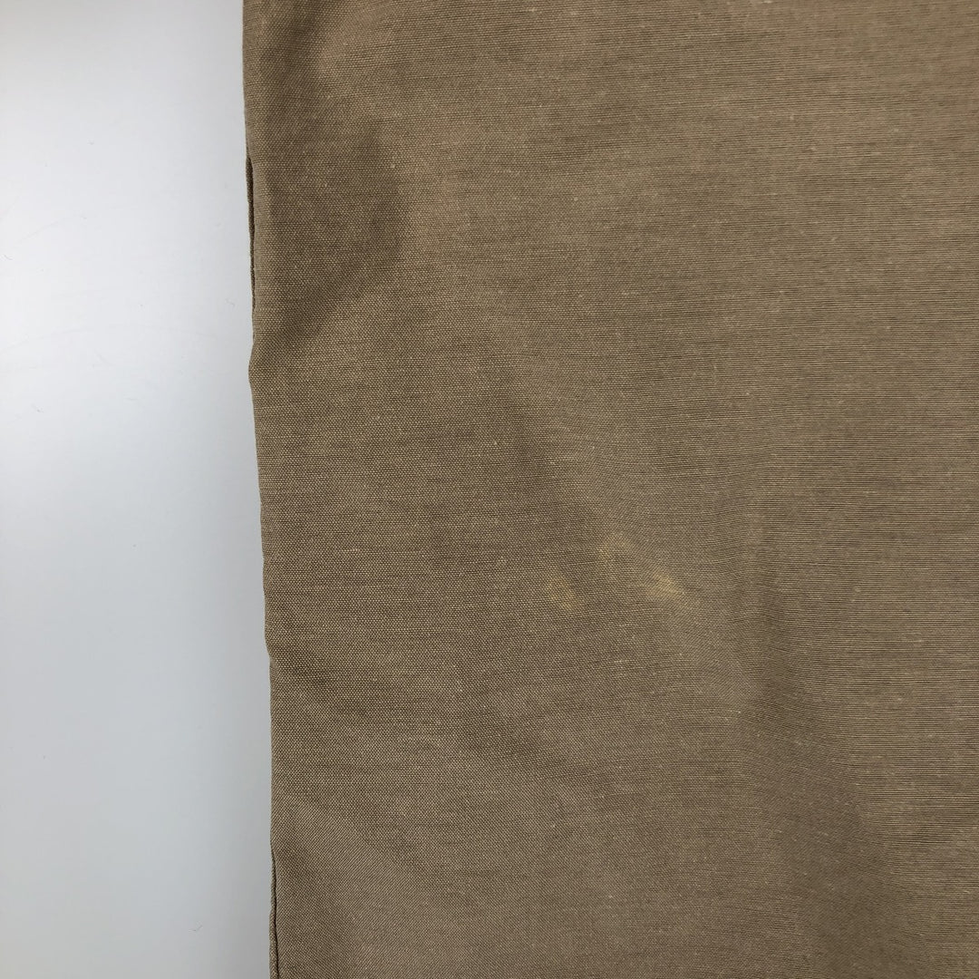 90s-00'S Adidas Back Logo 3-Line Cotton Jacket, Men's Size L cotton beige type brown Vintage Second Hand