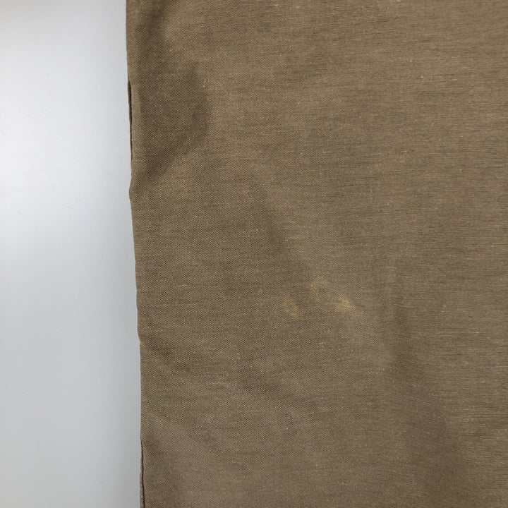 90s-00'S Adidas Back Logo 3-Line Cotton Jacket, Men's Size L cotton beige type brown Vintage Second Hand