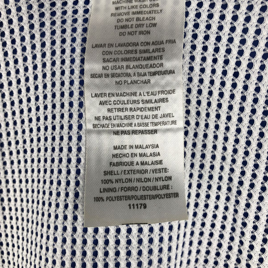 90s-00'S Adidas 3-Striped Nylon Jacket, Men's XL Nylon blue type Vintage Second Hand