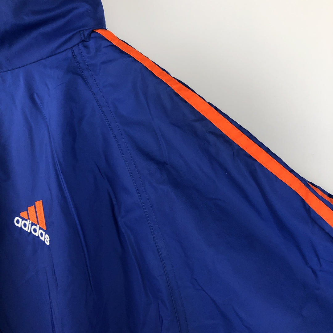 90s-00'S Adidas 3-Striped Nylon Jacket, Men's XL Nylon blue type Vintage Second Hand