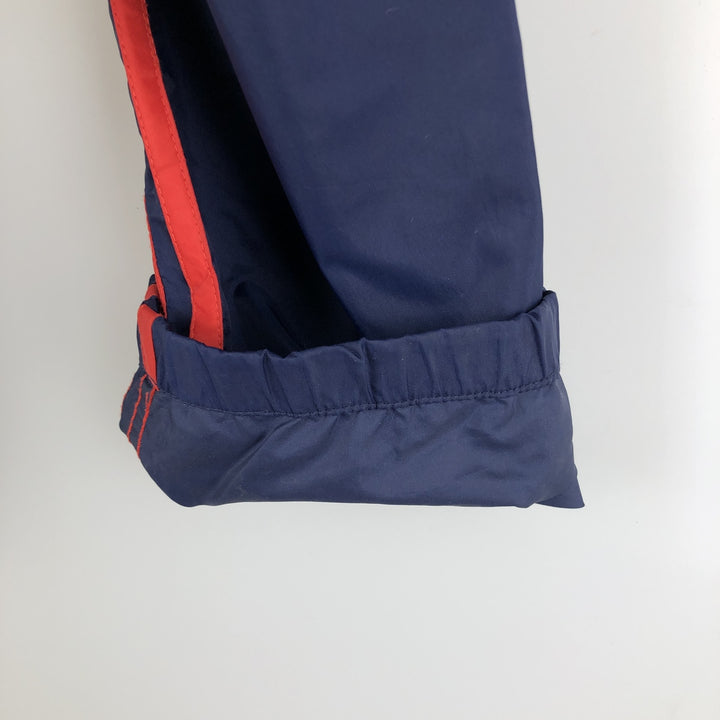 Vintage 1980'S Adidas Trefoil logo three-stripe nylon jacket, men's size L Nylon navy blue type Vintage Second Hand
