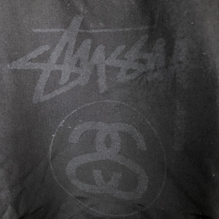 Stussy windbreaker, men's size L unclear black type Vintage Second Hand