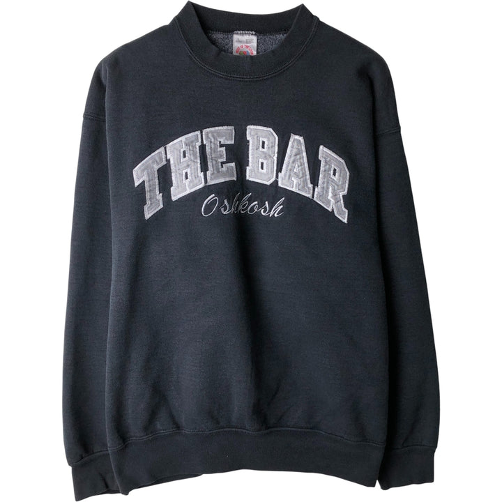 90'S Fruit of the Loom Sweatshirt, Made in USA, Men's L, Vintage cotton black type Vintage Second Hand