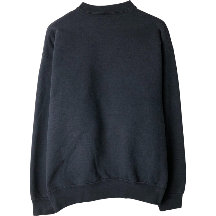 90'S Fruit of the Loom Sweatshirt, Made in USA, Men's L, Vintage cotton black type Vintage Second Hand