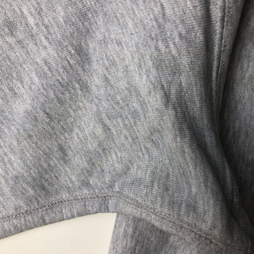 90'S MVP "Late Night with David Letterman" Print Sweatshirt, Made in USA, Men's Size XL cotton gray type Vintage Second Hand