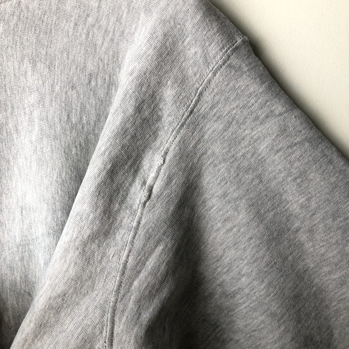 90'S MVP "Late Night with David Letterman" Print Sweatshirt, Made in USA, Men's Size XL cotton gray type Vintage Second Hand