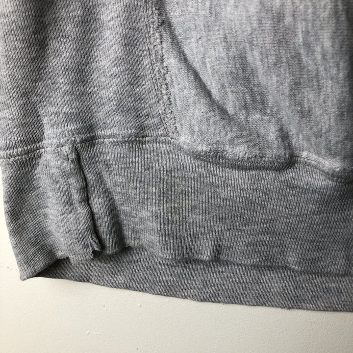 90'S MVP "Late Night with David Letterman" Print Sweatshirt, Made in USA, Men's Size XL cotton gray type Vintage Second Hand