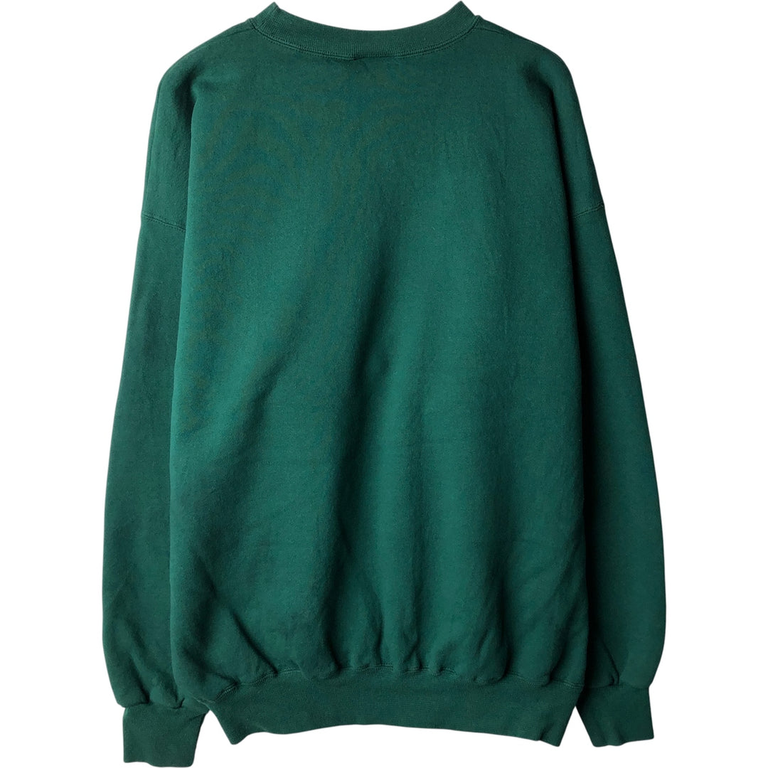 Hanes ULTIMATE COTTON Sweatshirt, Men's XL cotton Green type dark green Vintage Second Hand