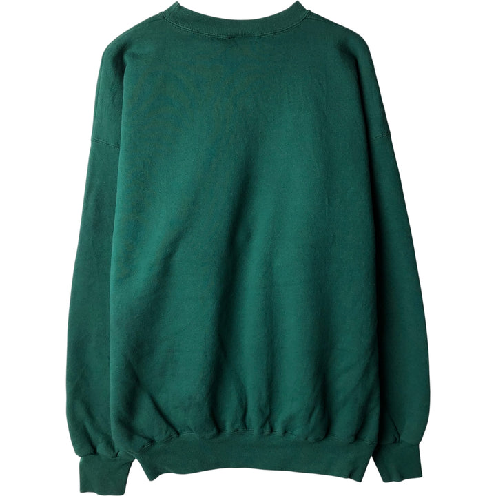 Hanes ULTIMATE COTTON Sweatshirt, Men's XL cotton Green type dark green Vintage Second Hand