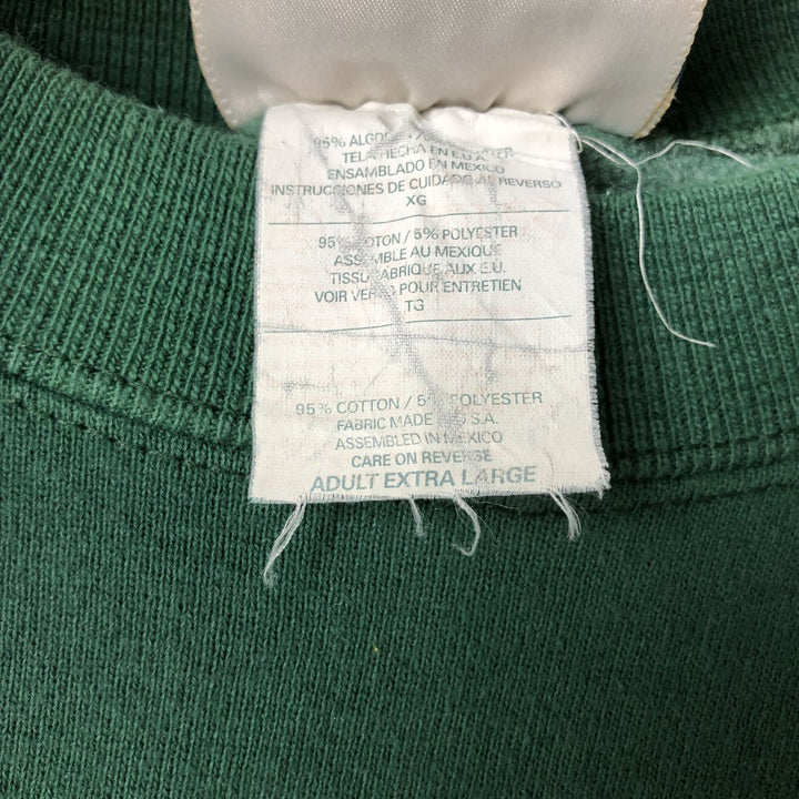 Hanes ULTIMATE COTTON Sweatshirt, Men's XL cotton Green type dark green Vintage Second Hand