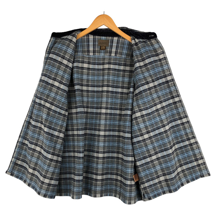 90s~00'S St. John's Bay Long Sleeve Flannel Check Shirt Men's XL Vintage cotton gray type Vintage Second Hand