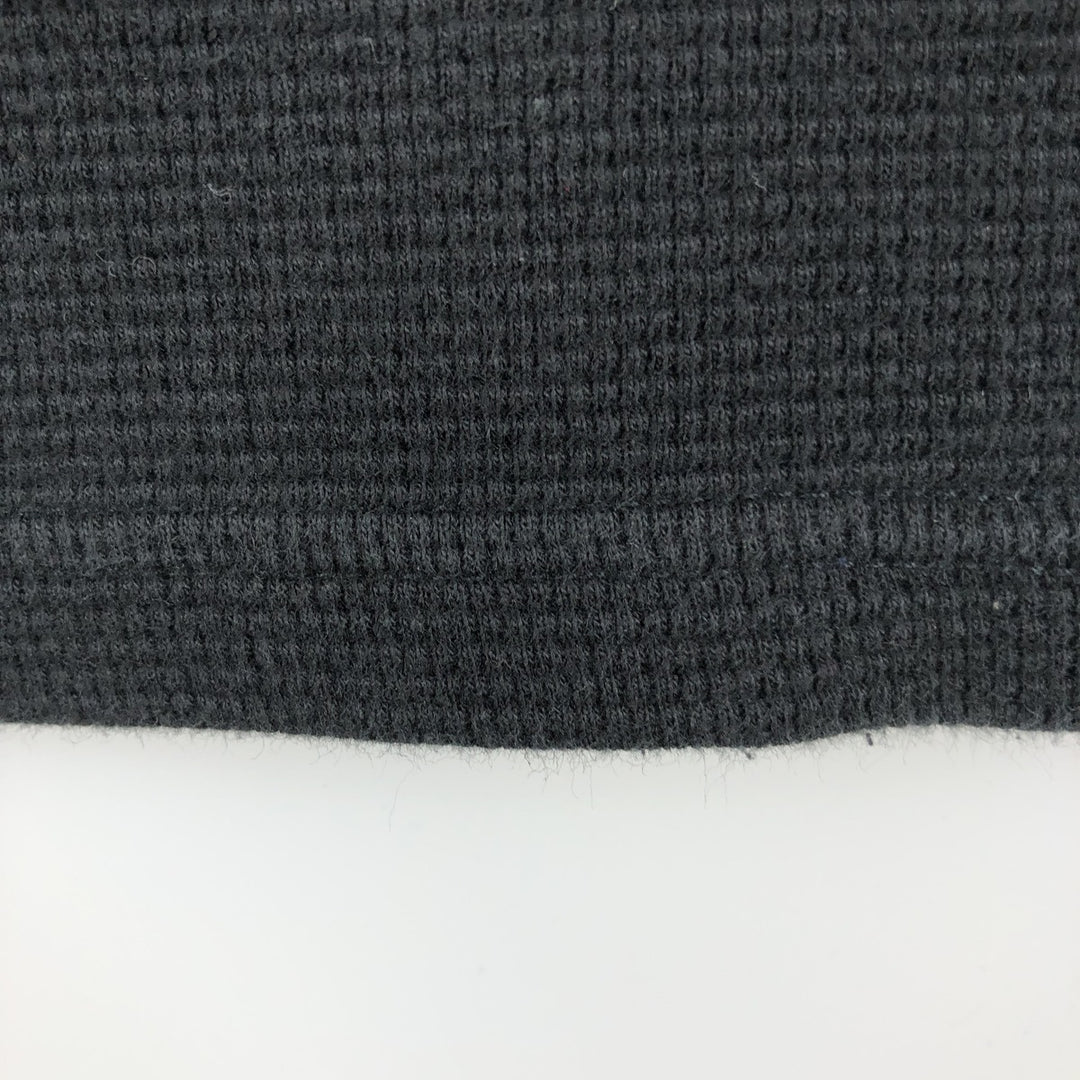 Ralph Lauren POLO RALPH LAUREN SLEEPWEAR Thermal Long T-shirt Waffle Men's XXL cotton black type Vintage Second Hand