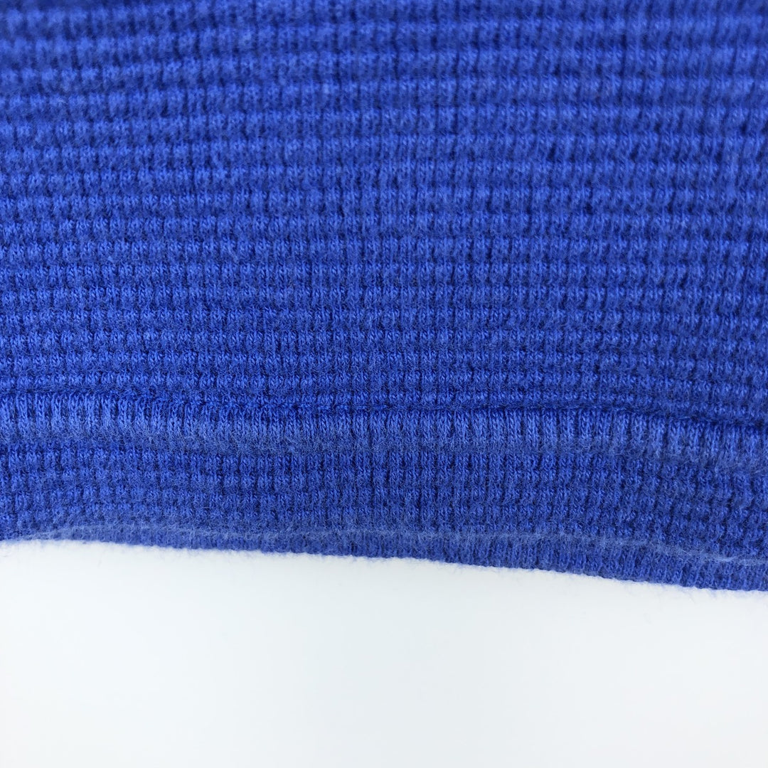 Ralph Lauren POLO RALPH LAUREN Thermal Long T-shirt Waffle Men's XL cotton blue type Vintage Second Hand