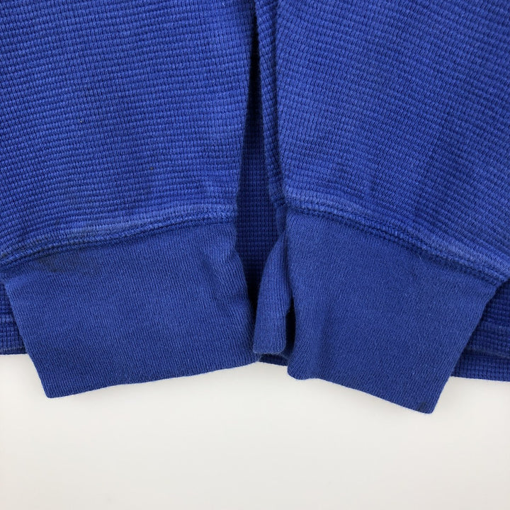 Ralph Lauren POLO RALPH LAUREN Thermal Long T-shirt Waffle Men's XL cotton blue type Vintage Second Hand