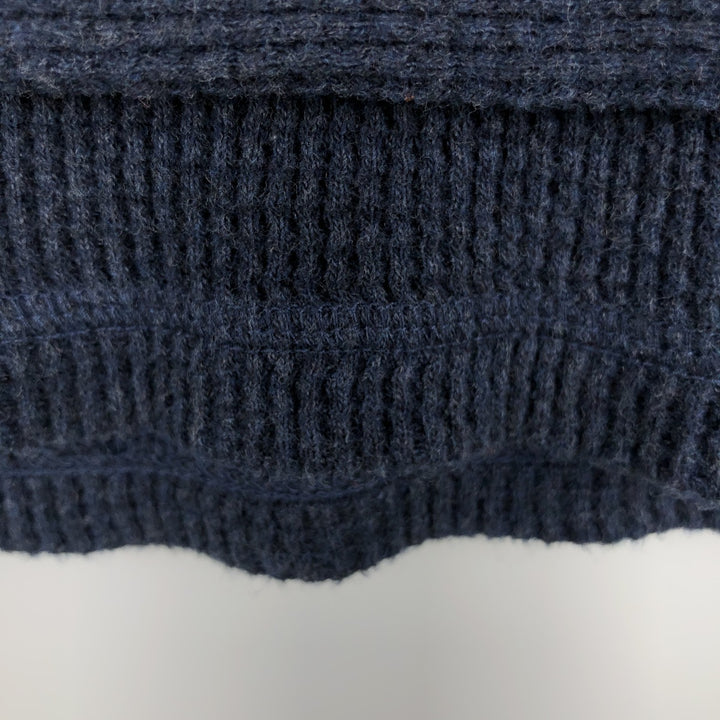 Ralph Lauren POLO RALPH LAUREN Hooded Thermal T-Shirt, Waffle, Men's XL cotton navy blue type Vintage Second Hand