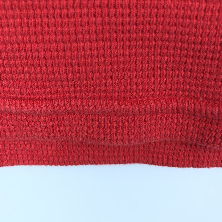 Ralph Lauren POLO RALPH LAUREN Thermal Long T-shirt Waffle Men's XL cotton red type Vintage Second Hand