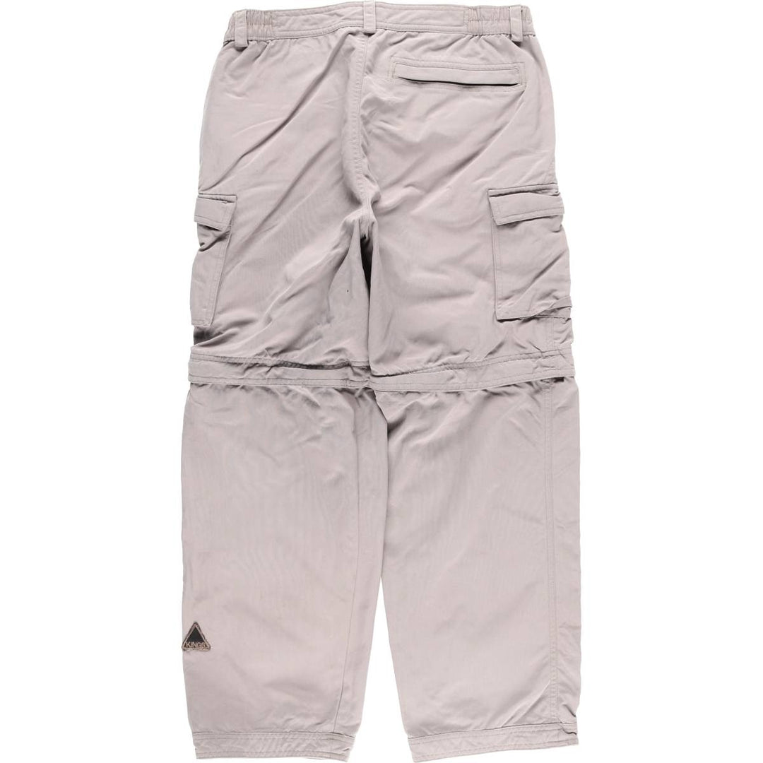 2000'S Adidas 2-Way Climbing Pants, Women's, Size L (W30) unclear gray type Vintage Second Hand