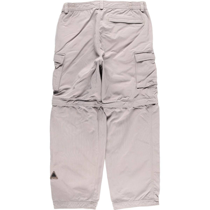 2000'S Adidas 2-Way Climbing Pants, Women's, Size L (W30) unclear gray type Vintage Second Hand