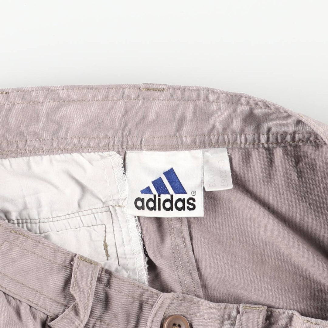 2000'S Adidas 2-Way Climbing Pants, Women's, Size L (W30) unclear gray type Vintage Second Hand
