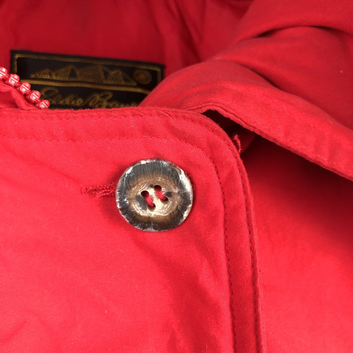 80s-90'S Eddie Bauer Premier Polar Parka, Black Tag, Goose Down Jacket, Women's, Size M polyester red type Vintage Second Hand