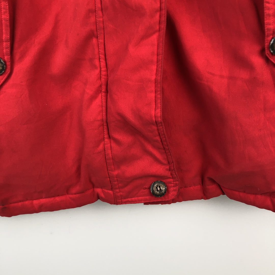 80s-90'S Eddie Bauer Premier Polar Parka, Black Tag, Goose Down Jacket, Women's, Size M polyester red type Vintage Second Hand
