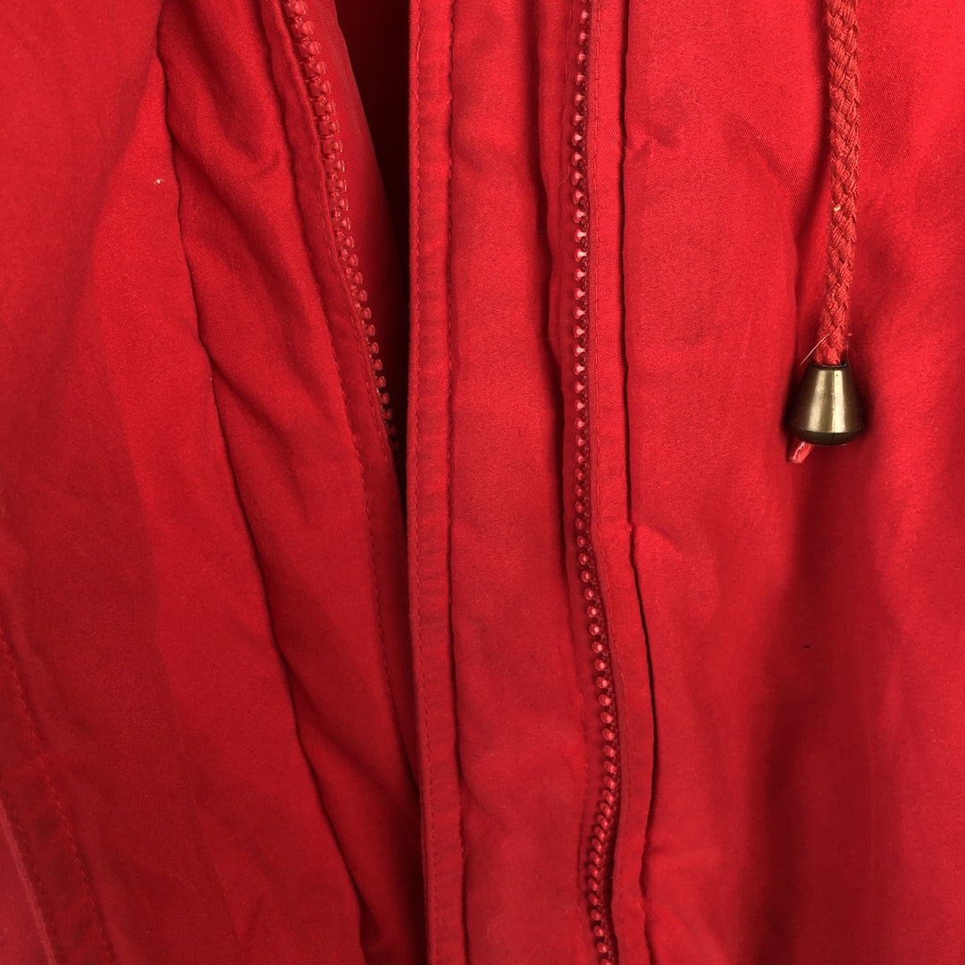 80s-90'S Eddie Bauer Premier Polar Parka, Black Tag, Goose Down Jacket, Women's, Size M polyester red type Vintage Second Hand