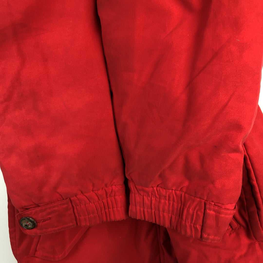 80s-90'S Eddie Bauer Premier Polar Parka, Black Tag, Goose Down Jacket, Women's, Size M polyester red type Vintage Second Hand